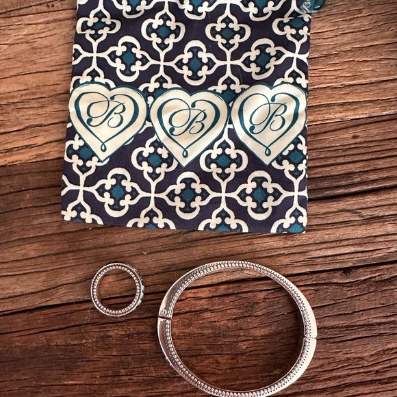 Brighton 💙 Spectrum Hinged Bangle and Ring - Size 8 - Picture 3 of 4